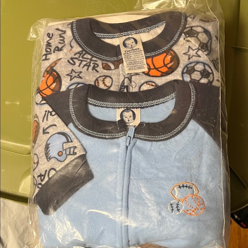 Gerber Baby Sports Themed Pajama Set